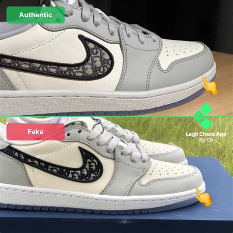 real vs fake dior jordan 1 low|dior jordan 1s forged.